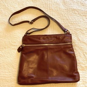 Margot Brown Soft Leather Crossbody